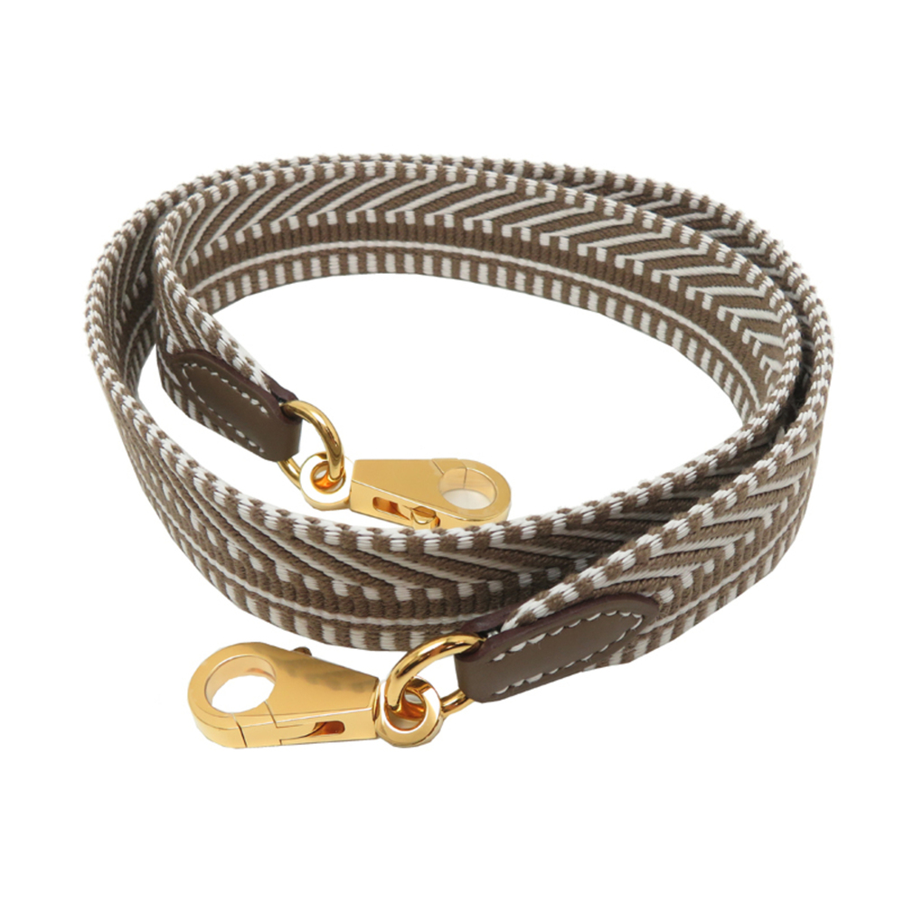 Hermes Bandoulière Sangle Caval 25mm K stamp 2025 Women's Shoulder Strap Canv...